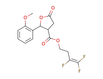 4,4-trifluoro-3-buten-1-yl tetrahydro-2-(2-methoxyphenyl)-5-oxo-3-furancarboxylate