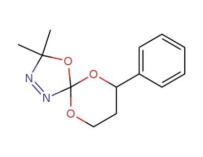 3,4-diaza-2,2-dimethyl-7-phenyl-1,6,10-trioxaspiro[5,4]dec-3-ene