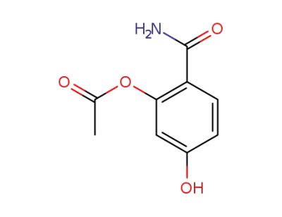 2-acetoxy-4-hydroxybenzamide
