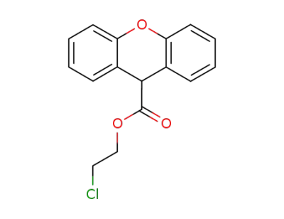 xanthene-9-carboxylic acid-(2-chloro-ethyl ester)