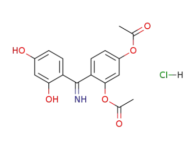 2,4-diacetoxy-2',4'-dihydroxy-benzophenone-imine; hydrochloride